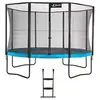 Image de Trampoline de jardin 365 cm + filet de sécurité + échelle | PUNCHI Bleu 360