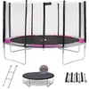 Image de Trampoline rond Ø430cm avec filet, échelle, bâche et kit d'ancrage RALLI 430