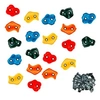 Image de Lot de 20 Pierres à grimper d'escalade pour structures de jeux Fixations incluses