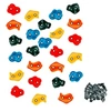 Image de Lot de 25 Pierres à grimper d'escalade pour structures de jeux Fixations incluses