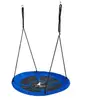 Image de Balançoire ronde nid d'oiseau rond Ø100cm Bleu Charge 150kg maxi
