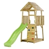 Image de Tour de jeux en bois WIKI Toboggan, mur d'escalade, cabane, échelle et grand bac à sable