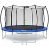 Image de Trampoline rond Ø430cm avec filet de sécurité et échelle Bleu FPR 430