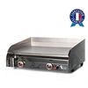 Image de Plancha gaz 2 feux Baila tout inox