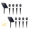 Image de Projecteurs solaires EZIlight® Solar multi spot - 2 packs de 4 lampes