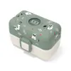 Image de La lunch box compartimentée pour enfants 800ml - Tresor - monbento vert Raccoon