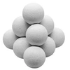 Image de Set de 11 balles en liège blanches