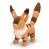 Image de Peluche le château dans le ciel Sun Arrow Fox Squirrel Marron 16 cm S-4049