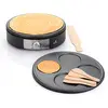 Image de SENYA Crêpière Électrique 2 en 1 : 2 Plaques Interchangeables (Crêpe 30 cm ou 4 Mini Crêpes)   1500W cuisson rapide   Appareil Crêpes Party   Thermostat Réglable   Revêtement Antiadhésif Sans PFOA en occasion ou reconditionné
