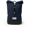 Image de MeroMero - Wanaka Bag - Sac à dos urbain Navy Blue / Cream Leather - 10 - 15 L