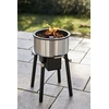 Image de Plancha Barbecue Brasero nomade Qaïto Camping à granulés en bois ou Pellets