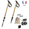 Image de Guidetti - Terre de Trek Evasion - Bâtons randonnée Bois - 62 - 135 cm