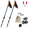 Image de Guidetti - Chemin de France - Bâtons randonnée Bleu - 62 - 135 cm