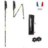 Image de Guidetti - Platinium Aero Perf - Bâtons trail Jaune / Rouge - 110 cm