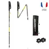 Image de Guidetti - Platinium Aero Perf - Bâtons trail Jaune / Rouge - 125 cm