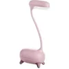 Image de Lampe de chevet enfant Girafe - Cou pliable 360° - Rose