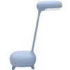 Image de Lampe de Chevet pour Enfant Design Girafe Cou Pliable 360° Bleu