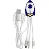 Image de Cable Andy multi-connecteur USB-A vers USB-C/Micro/Light 15cm Fusee