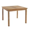 Image de Table de jardin carrée Teck KARRA