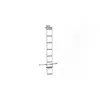 Image de Echelle Fixe Aluminium Sur Porte Droite 0430lce2000