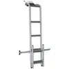 Image de Echelle Aluminium Rabattable Sur Porte Gauche