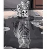 Image de Peinture par numéro Figured'Art Chaton reflet tigre 40x50 cm