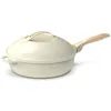 Image de COOKUT - La Fabuleuse poêle 8 en 1 - "PETIT MODELE 24 cm"   Un seul ustensile qui remplace poêle, casserole, sauteuse, cocotte - 2 poignées amovibles, panier vapeur/friture, spatule en bois - MERINGUE en occasion ou reconditionné