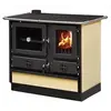 Image de Cuisinière à bois MAGNUM MBS en fonte | Sortie côté gauche - Beige