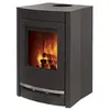Image de POELE A BOIS GEMMA 5 BÛCHES 25CM - Noir