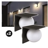 Image de Lot de 2 lampes solaires Solar Wall S26