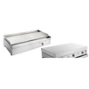 Image de - Plancha électrique en inox Chef 80 cm Avec couvercle