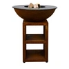 Image de Brasero Piatto Medium Corten Ø84 + Grille + Spatule + Housse