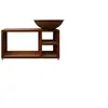 Image de Brasero Piatto Tavolo Medium Corten Ø84 + Grille + Spatule + Housse