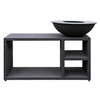 Image de Brasero Piatto Tavolo Medium Noir Ø84 + Grille + Spatule + Housse