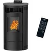 Image de Poêle à granulés étanche Flavia 15 kW Noir