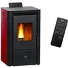 Image de Poêle à granulés air Anita 9,4 kW Bordeaux