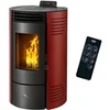Image de Poêle à granulés étanche Azora 11,6 kW Bordeaux