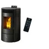 Image de Poêle à granulés étanche Azora 11,6 kW Noir