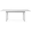 Image de Table a manger extensible sans tiroir 10 personnes rectangulaire en MDF L 200 cm