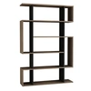 Image de Meuble à étagères bois et anthracite KIRJA