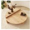 Image de Table basse ronde design en bois CARLOW