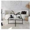 Image de Table basse design noire en verre LIMP