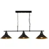 Image de Suspension industreille noire 3 ampoules ERIKA
