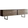 Image de Meuble TV bois et or avec rangement 180 cm BEARN