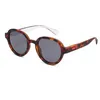 Image de Hello Hossy - Megy Craky - Lunettes de soleil enfant Marron / Noir / Blanc - 9 - 24 mois
