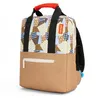 Image de Hello Hossy - Patchwork Backpack - Sac à dos urbain enfant Patchwork / Marron / Noir - 9.3 L