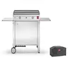 Image de Plancha CHEF 55 Lisse + Chariot Fermé + Housse PLANET