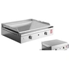 Image de Plancha CHEF 55 Lisse + Couvercle à Charnières