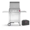 Image de Plancha CHEF 55 Lisse + Chariot Fermé + Couvercle + Housse PLANET