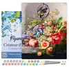 Image de Figured'Art Peinture par Numéro Adulte avec Cadre Fleurs et Fruits - Herman Henstenburgh - Activité Manuelle Kit de Loisir Créatif DIY Numéro d'Art Complet - 40x50cm toile tendue sur châssis en occasion ou reconditionné